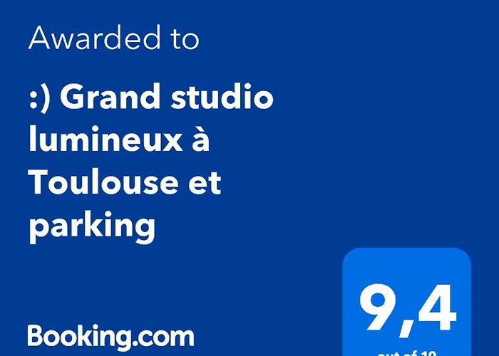 :) Grand Studio Lumineux A Toulouse Et Parking